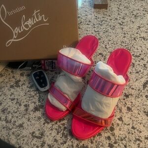 Christian Louboutin Vibrant Pink Sandals